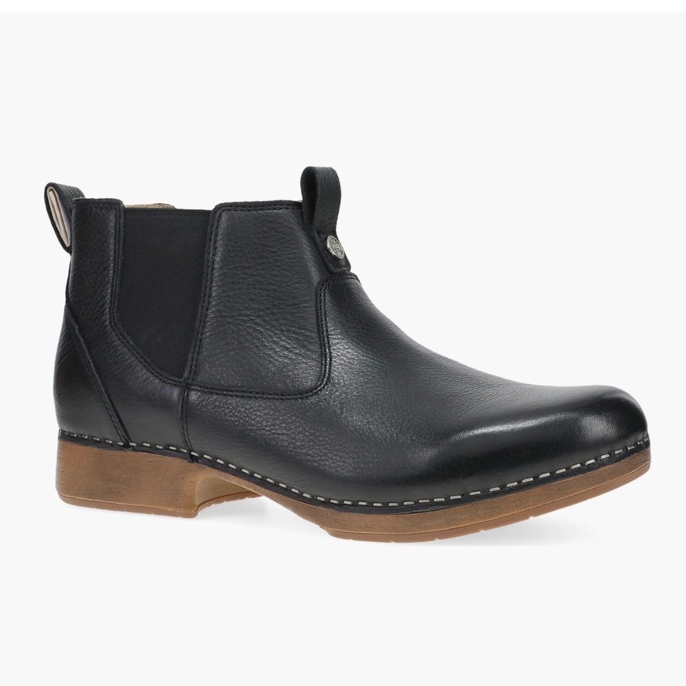 DANSKO Michele Leather Chelsea Boot SZ 41 EU / 10.5-11 US Black Comfort Quality
